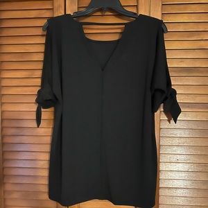 Ann Taylor Factory Split Sleeve Blouse